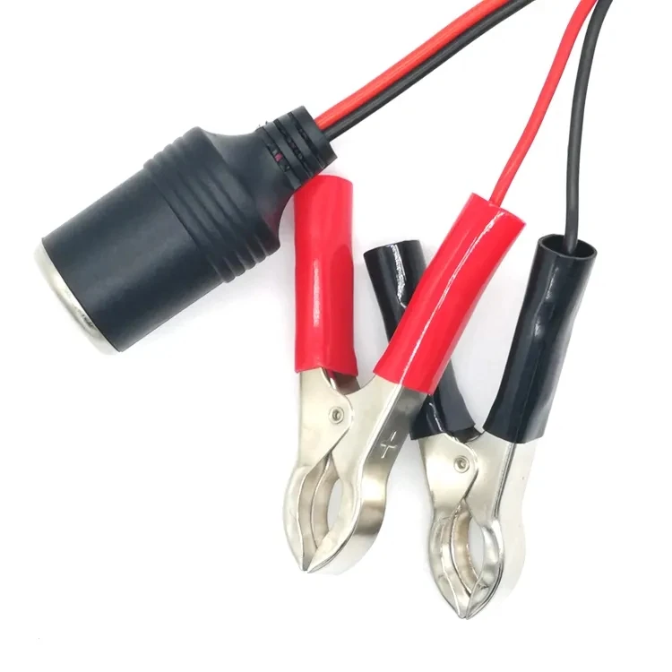 WINOMO Auto Motorrad Zigarettenanzünder Batterie Klemme Stecker Adapter  12V/24V : : Sonstiges