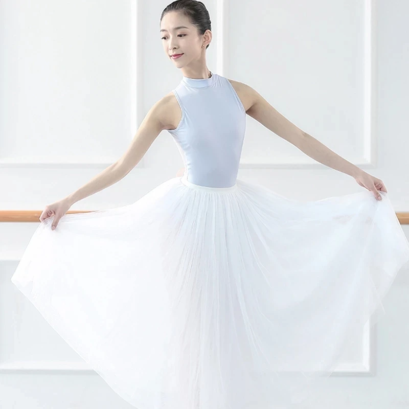 Stand-up Collar Lace Embroidery Back Bodysuit Adult Ballet Leotard for Girls Women Gymnastics ballet leotard dance leotard