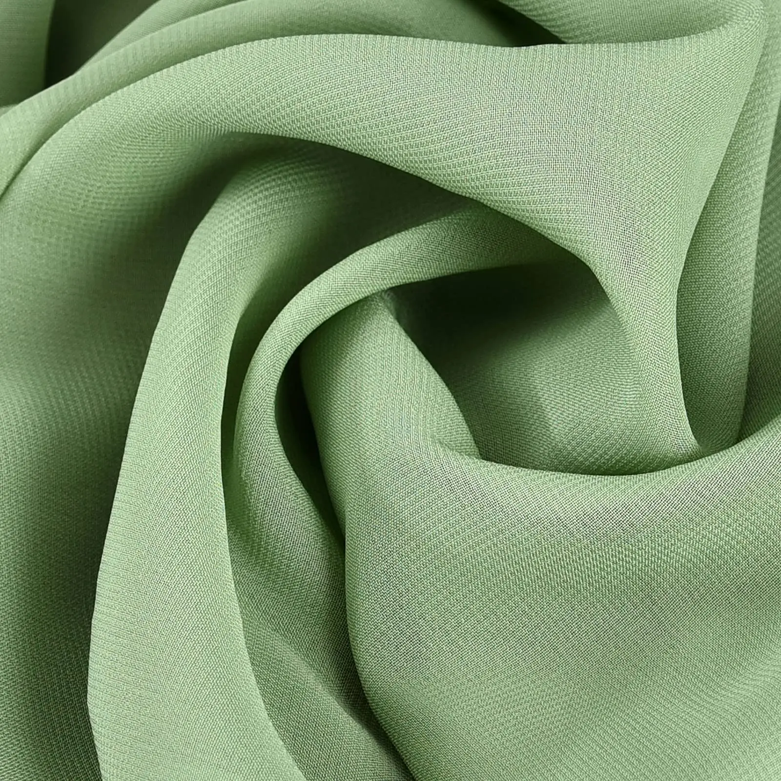 Sage Green Chiffon Table Runner - Elegant Sheer Vintage Decor for Weddings, Holidays, and Celebrations