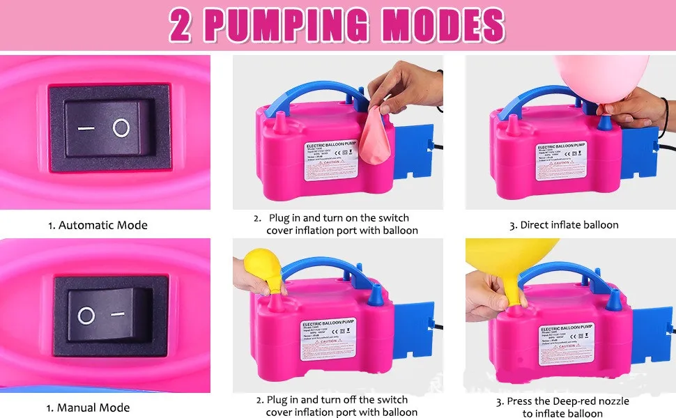 600W High Power Electric Balloon Pump - EU Plug