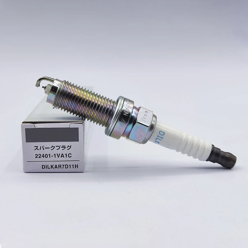 4/10PCS Dual Iridium Spark Plug For Nissan Rogue 2.0L X-TRAIL QASHQAI 22401-1VA1C DILKAR7D11H