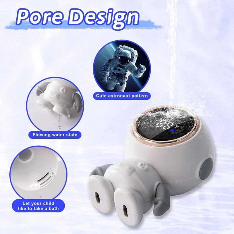 터치 LED 디스플레이가 있는 목욕 온도계, 2 in 1  욕조 온도계, 디지털 수온계, 온도, 내구성