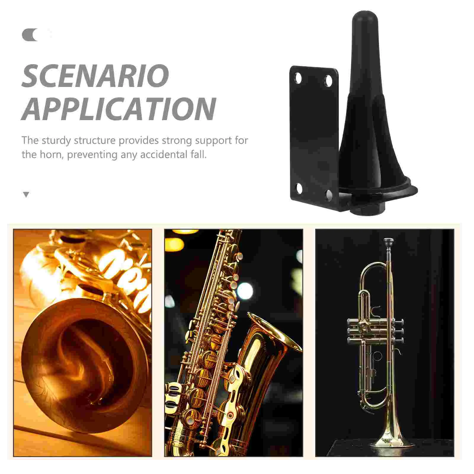 Wall Mount Trumpet Rack Small Trumpet Stand Instrument Hanger Hook Wind Instrument Holder Brass Instruments Accessory