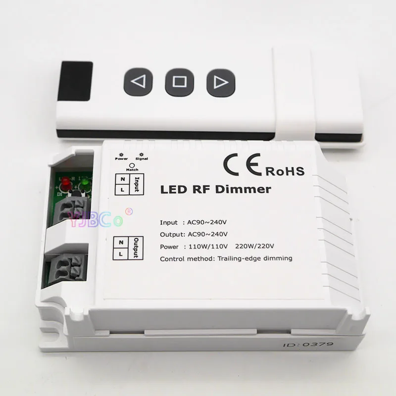 GLEDOPTO Zigbee Dimmer 220V Push Switch 2.4G telecomando Dimer