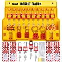 SucceBuy 26/58 шт. Наборы для блокировки Tagout 46 Комплект для электробезопасности Loto 53 шт. Промышленные навесные замки Персональная блокировочная станция