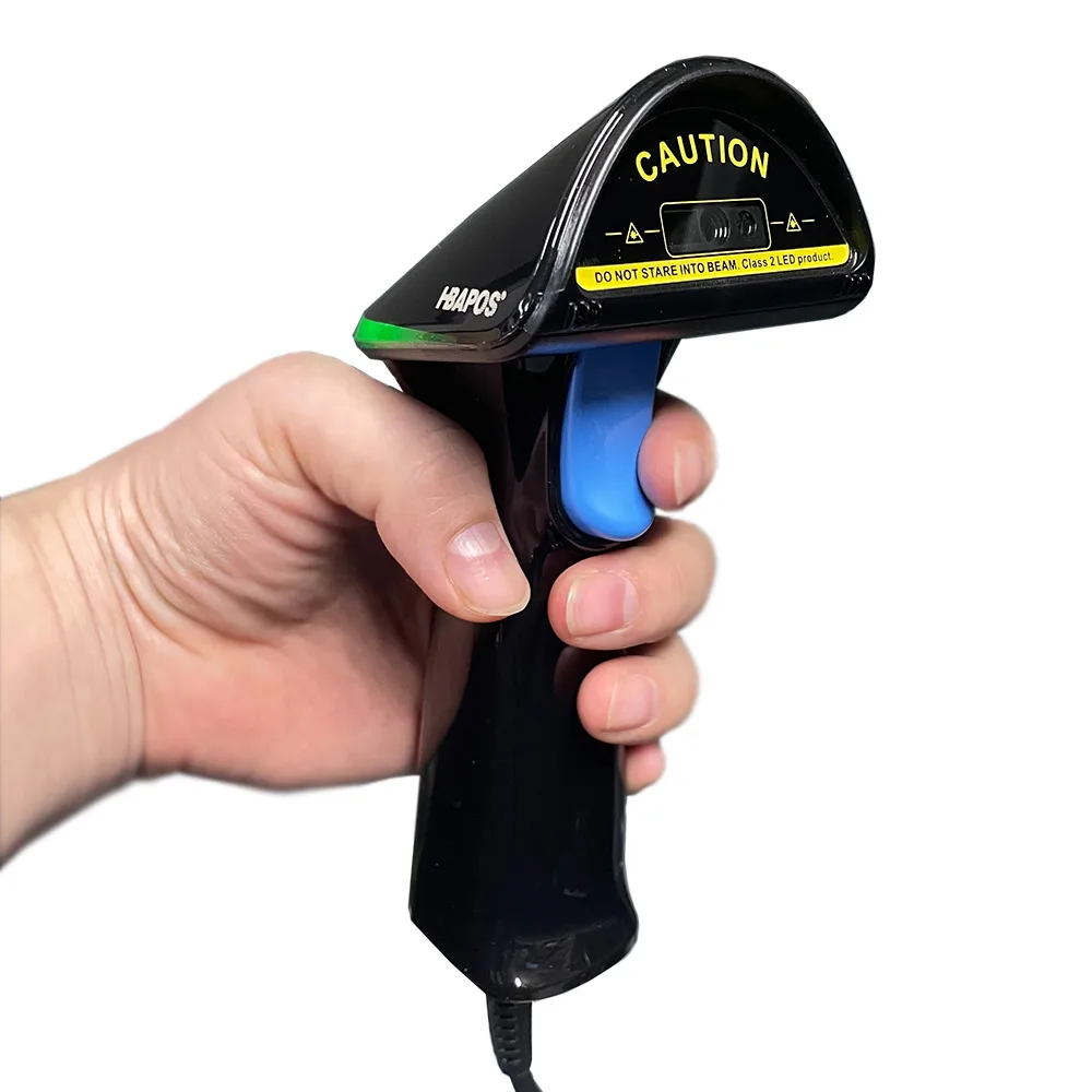 2D Wired barcode scanner 1D&2D CMOS Supermarket Handheld Barcode Bar Code Scanner Reader QR Wired USB Platform for POS