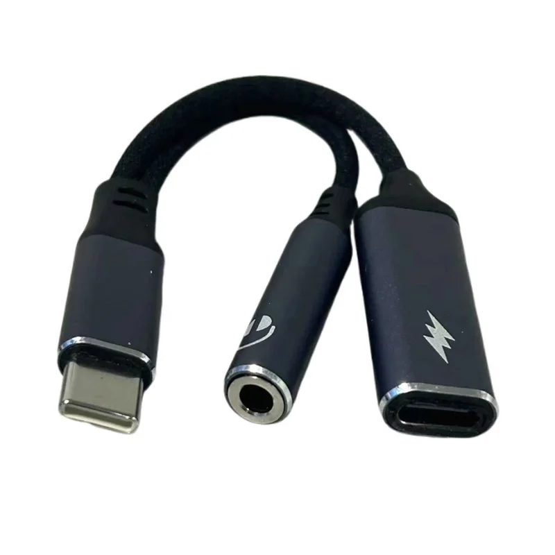 Dual Function USB-C to 3.5mm Audio Adapter