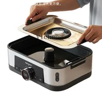 Tqh Electric Steamer Steam Pot Stew Pot Household Multi-Functional Steamer Integrated Steam Box Multi-Layer Stainless Steel 1