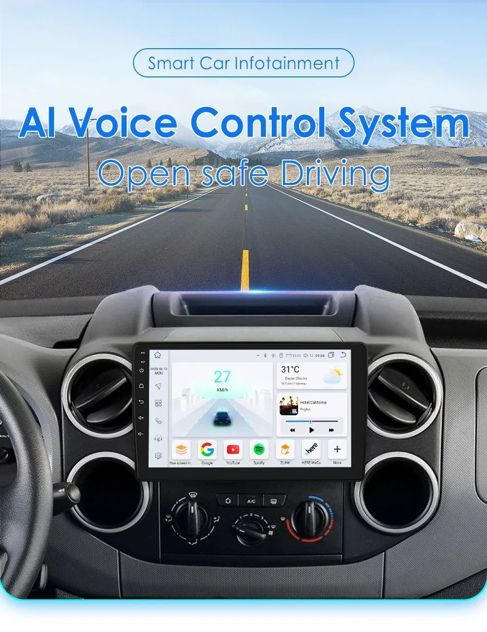 Android car radio for Citroen Berlingo B9 Peugeot Partner 2008-2019  Multimedia Navigation 2din Android Autoradio CarPlay Stereo - AliExpress