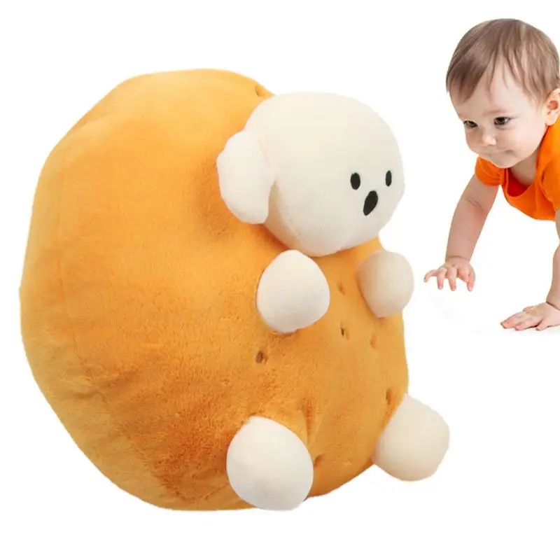 Bread Plushie Simulation Food Toast Soft Doll Warm Hand Cushion Home Decoration Toast Bread Plush Toy High Quality Plush Toys mirror wall stickers diy home decoration wall clocks sticker red