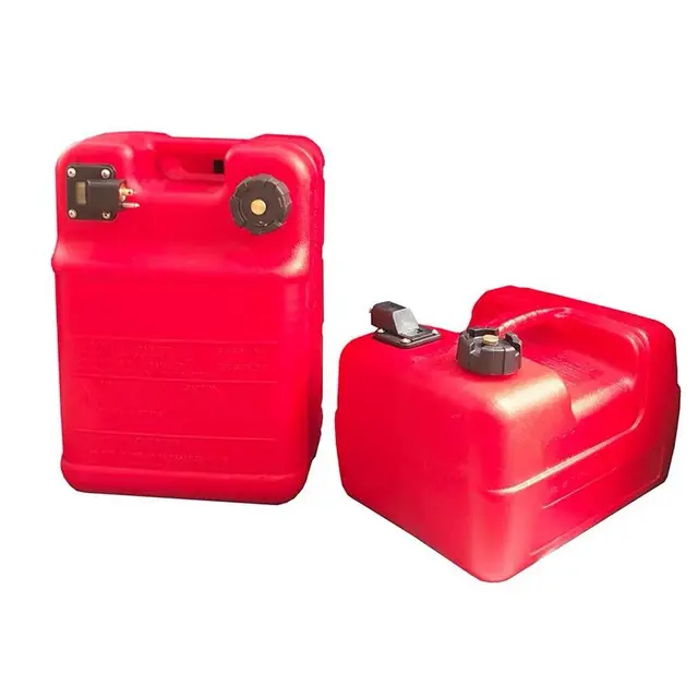 Serbatoio Carburante Marino VEVOR 24L Rosso - Per Barche Con Motore Fuoribordo, Con Tubo 3m - Foto 12