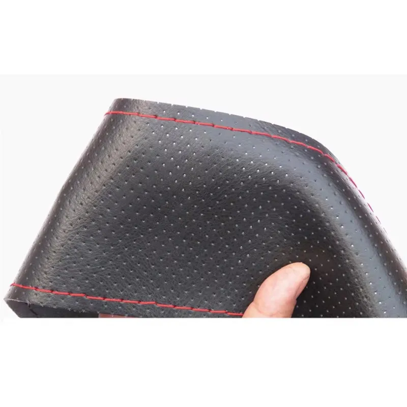 Genuine Leather Soft Anti-Slip Car Steering Wheel Cover - Available in 4 Colors