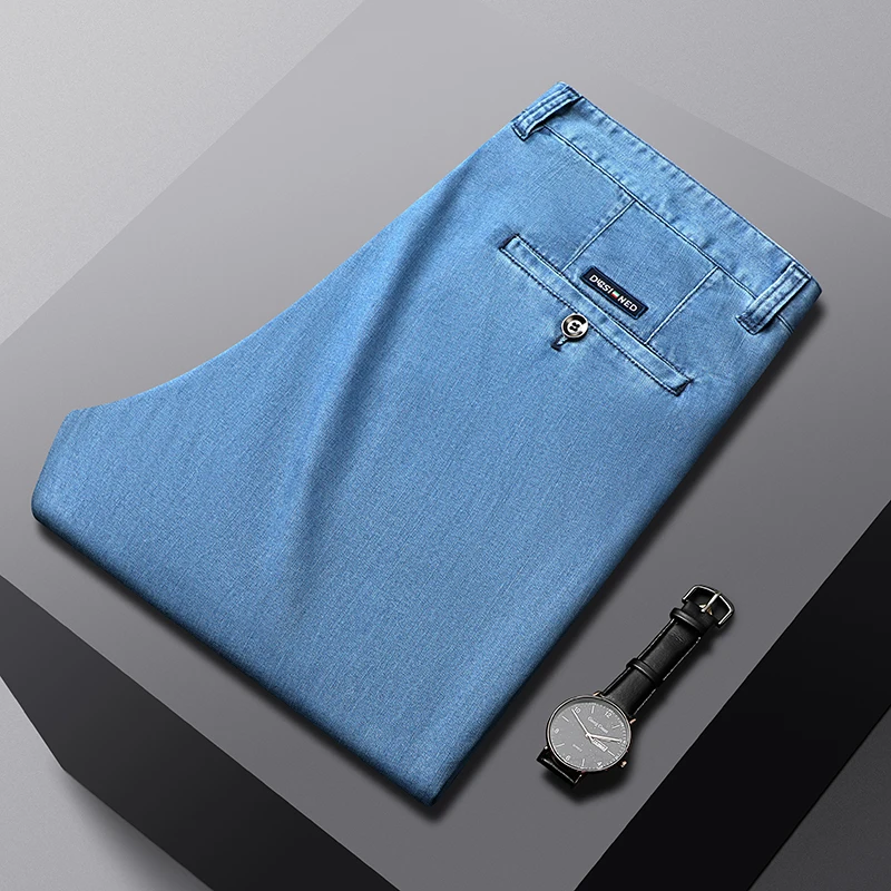 Летние тонкие джинсы Tencel