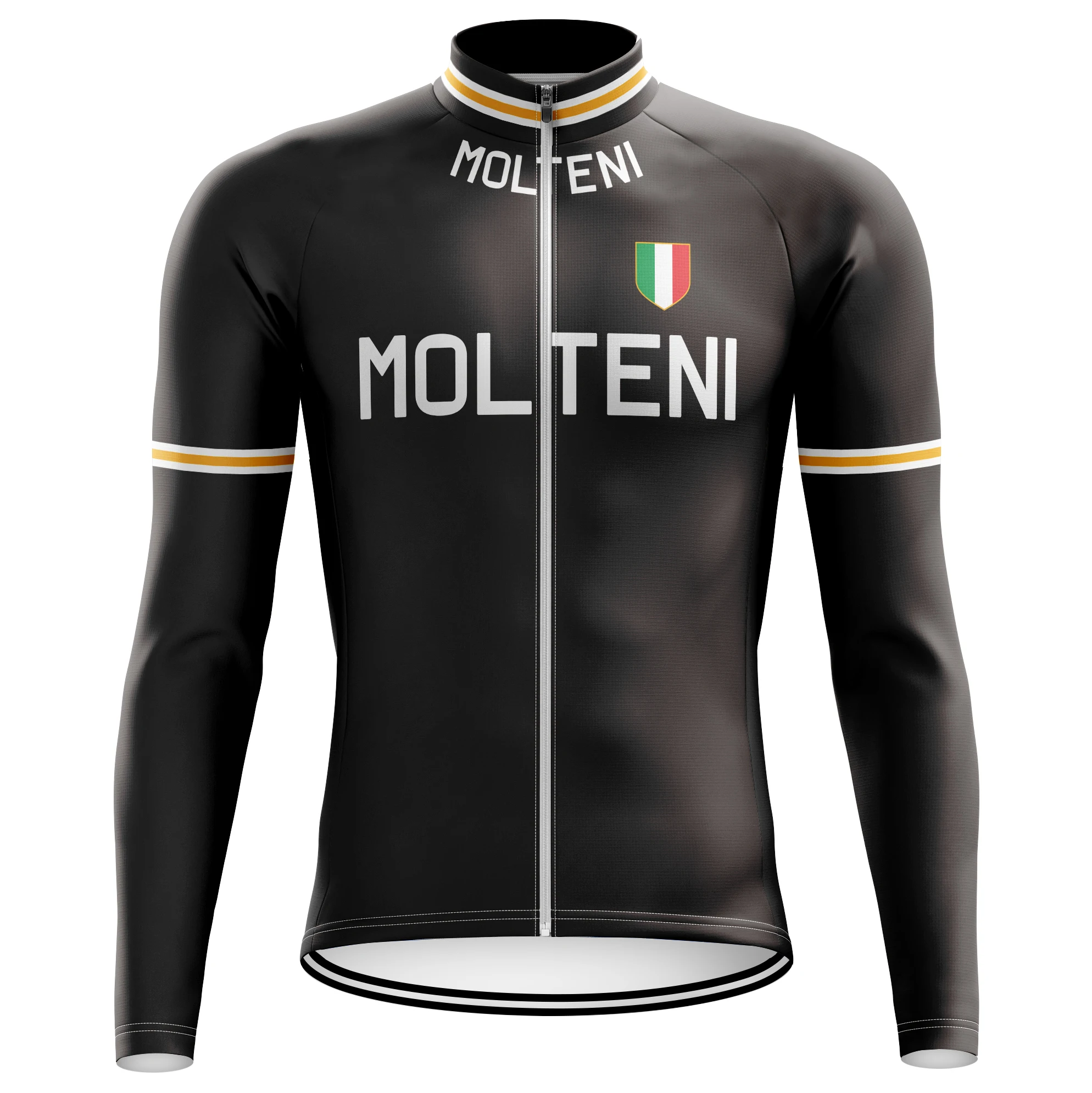 thumbnail image 1 of Jersey de ciclismo retro de manga larga para hombre, de varios estilos, de polar de invierno, para montar en bicicleta, París, Roubaix, Brooklyn, Ford, Faema, Molteni, 1 of 5