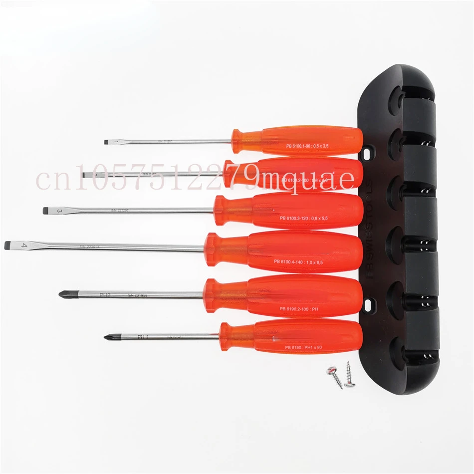 

Screwdriver set with wall bracket PB 6244