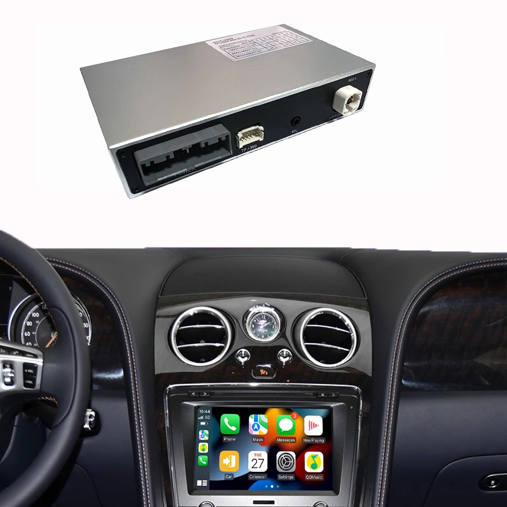

For Bentley Flying Spur Continental 2012-2017 Android Auto Mirror Link Car Play Navigation Box Wireless Apple Carplay