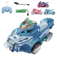 Remote Control Motorcycle 2.4GHz Wireless RC Motorcycle Stunt Car Toys Kids Motorcycle Toy RC Dirt Bikes With Sound And Light 1
