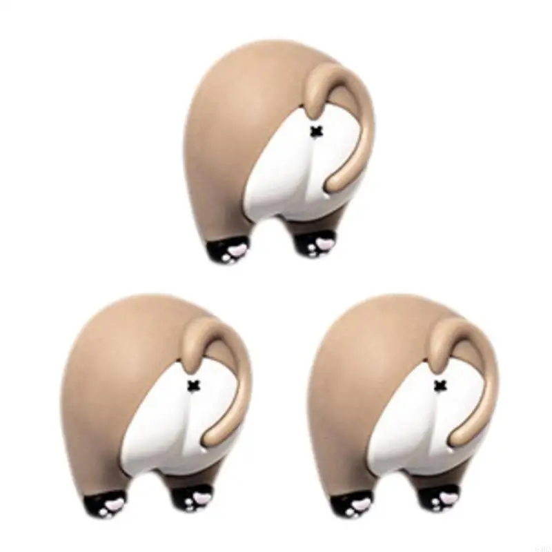 63HA Silicone Door Stoppers Furniture protections Cushions Home Decors Silicone Corner Guards set for Furniture preservations