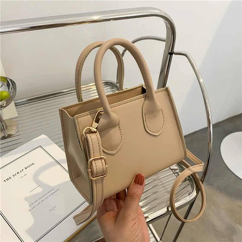 Vintage Small Square Bag For Women PU Leather Shoulder Messenger Bag  Fashion Brands Crossbody Bag Shopping Phone Handbag Purse