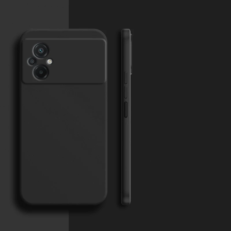 Shockproof TPU Liquid Silicone Phone Back Case
