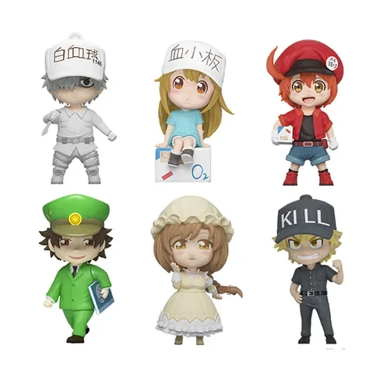 

Hakkekkyuu Anime Figures Cells At Work Platelet Macrophages Dendritic Doll Action Figure PVC Children Toys Gifts Car Decoration