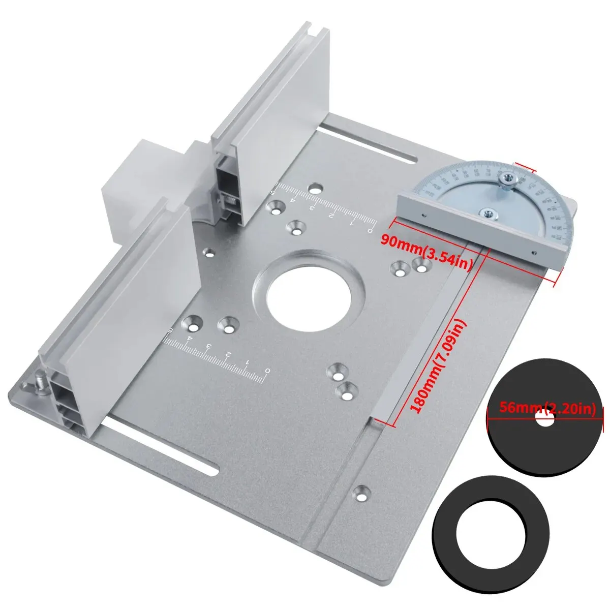 طاولة توجيه الألومنيوم متعددة الوظائف، لوحة إدراج...