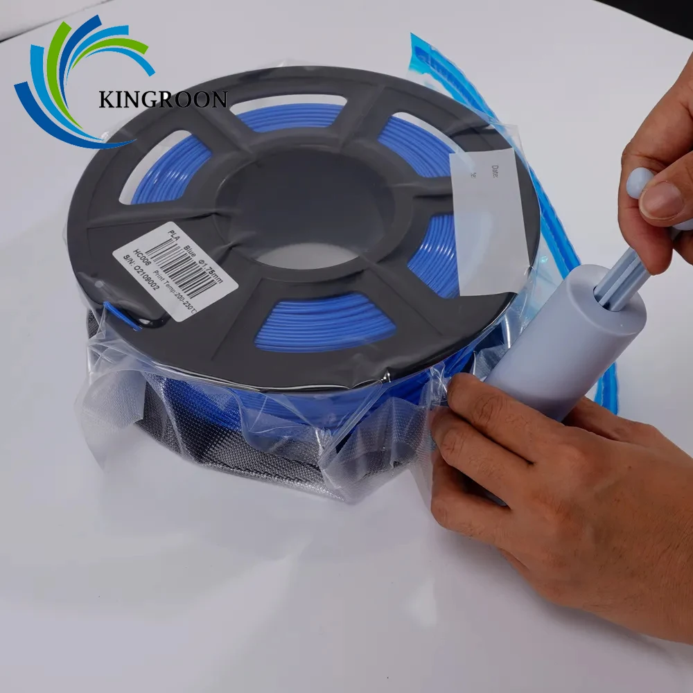 3D 프린터 필라멘트 250g PLA 3 색 3D 프린팅 재료 1.75mm 승화 제품 매직 멀티 컬러 Pla 실크 필라멘트 10 KINGROON 3D 프린터 PLA ABS TPU 필라멘트 진공 가방 보관 필라멘트 건조기 안전 유지 습도 방지 3D 프린터 부품