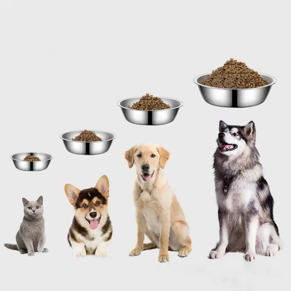 Title 5, Large Capacity Dog Bowl Stainless Steel Pet Fee...