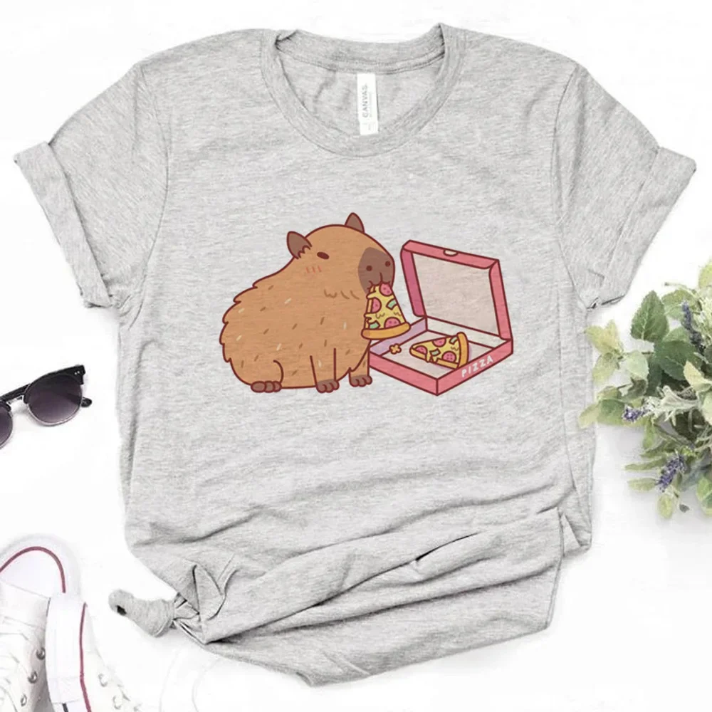 

Женская комиксная футболка, футболка капибара, Женская комиксная забавная графическая футболка, женская одежда в стиле аниме Харадзюку 1920-х годов, забавная графическая одежда для женщин