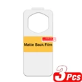 3PCS Matte Back