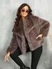 ZADORIN Fashion Oversized Turn Down Collar Fluffy Faux Fur Coat Women Vintage Faux Fur Jacket Coats Winter Clothes Women 2024 1