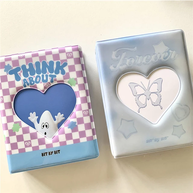 Ins Butterfly Photocard Holder Storage Photo Album Kpop Star Chaser Idol Collection Book Card Mini Binder