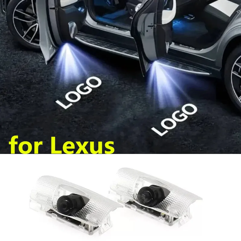 

2PCS laser projector for car door welcome light is suitable for Lexus RX 350 450 h GS 350 450 LS LX 570 300 350 260 EV RZ......