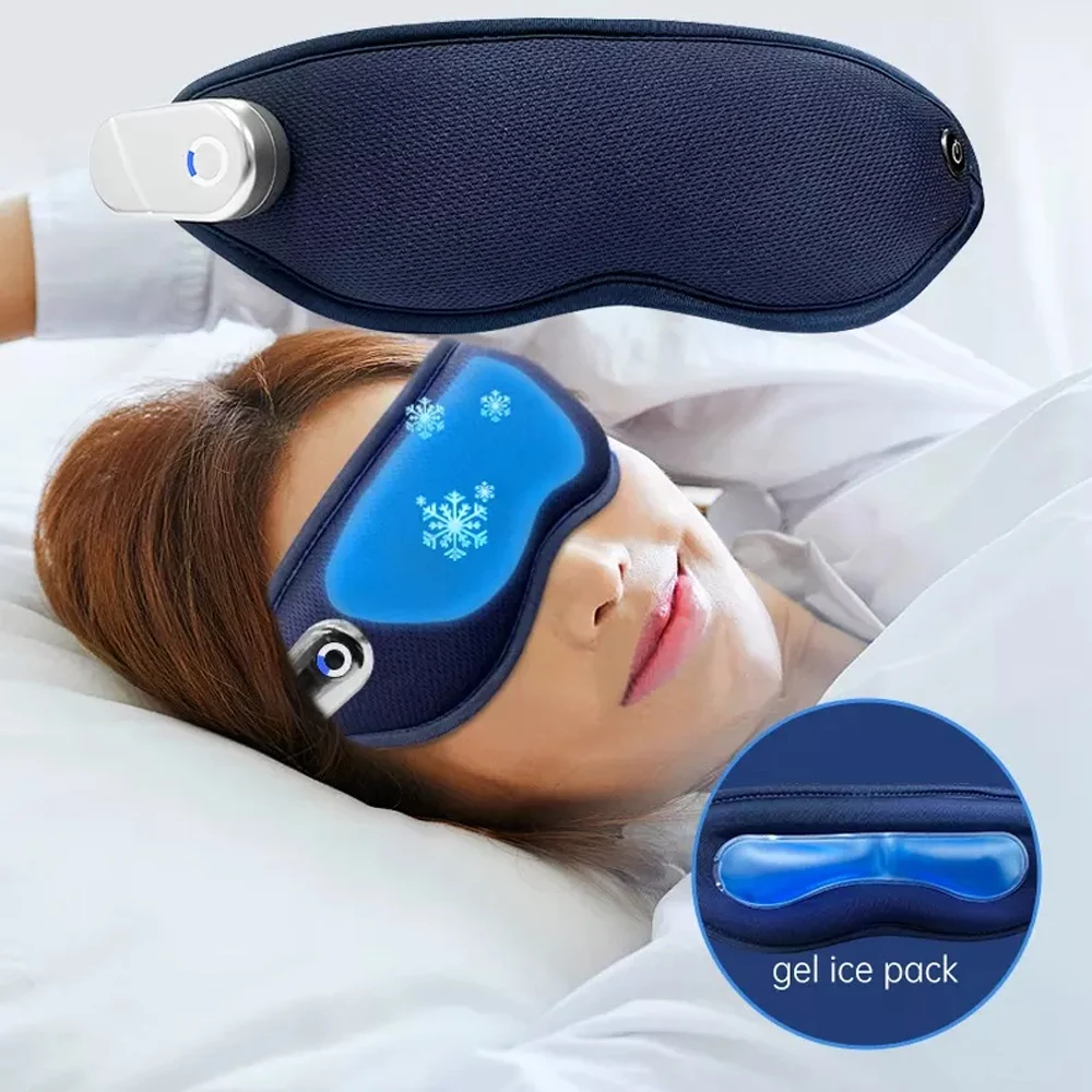 Wireless Smart 3D Eye Massager with Cooling & Heat Eye Mask Vibration