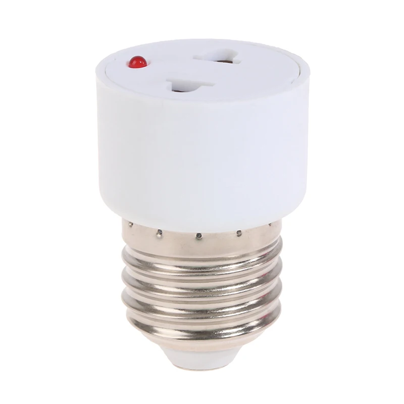 Conversion Plug Plug Conversion Socket Universal Socket Adapter Power Socket Adapter Power Plug Adapter Lamp Socket Socket Holder 1pc Outlet 220V E27 ABS White Connector Accessories US/EU Plug Screw Bulb Base Adapter E27 To Socket Lamp Holder Converter