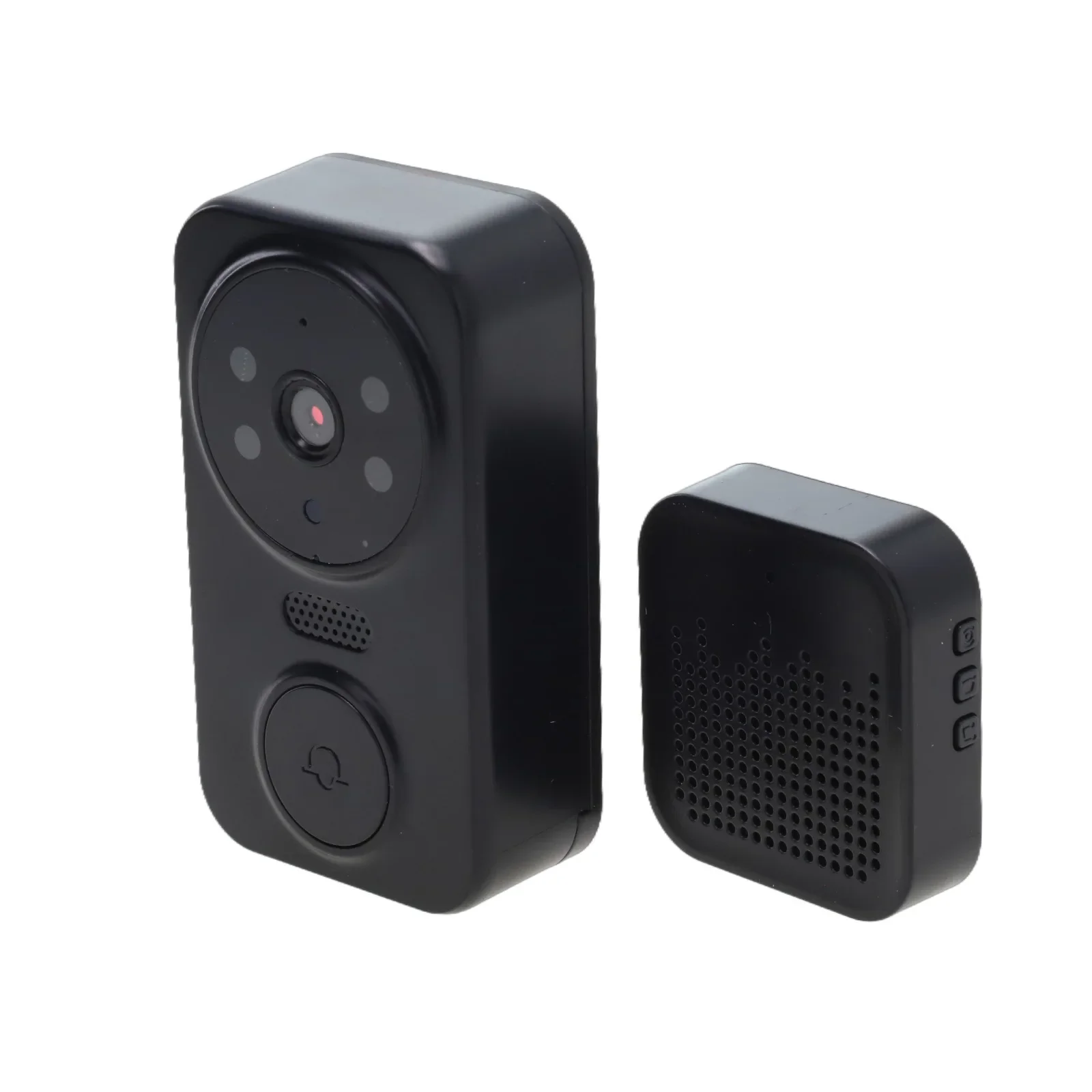 Smart Wireless Remote Video Doorbell Remote Doorbell Noise-Canceling Mic APP Controlled Automatic Working Charging Cable