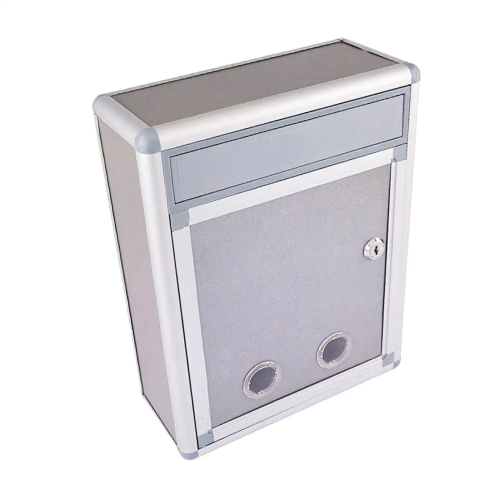 Wall Mount Mailbox Security Waterproof Vertical Replacement Large Capacity for Community Units Apartments Residential Buildings