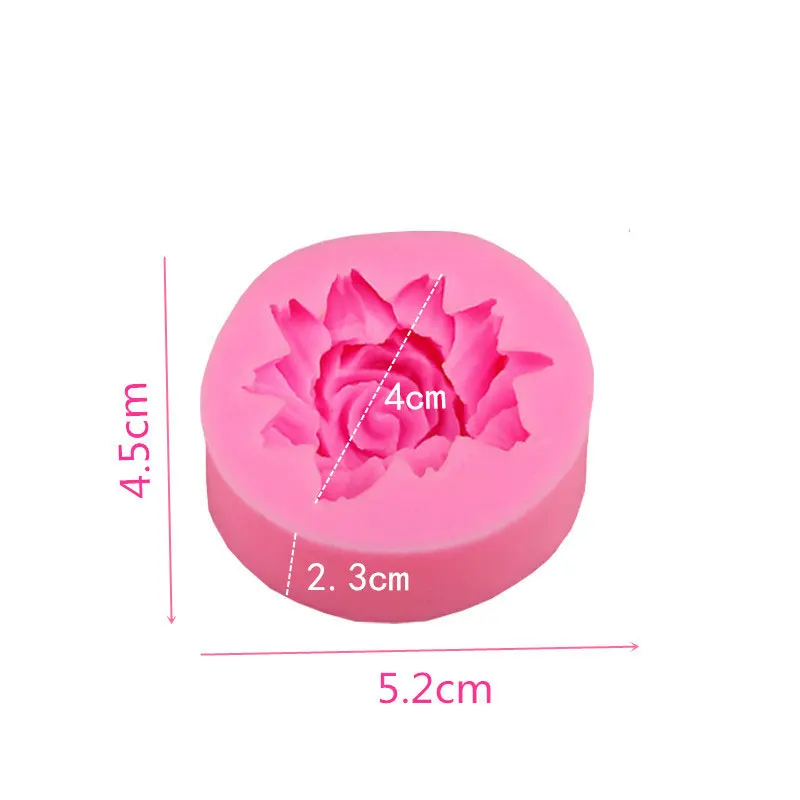 3D Flower Shape Silicone Fondant Mold Baking Tool