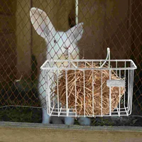 Pet Accessories Hay Feeder Small Racks – Stainless Steel Rabbit Food Rack