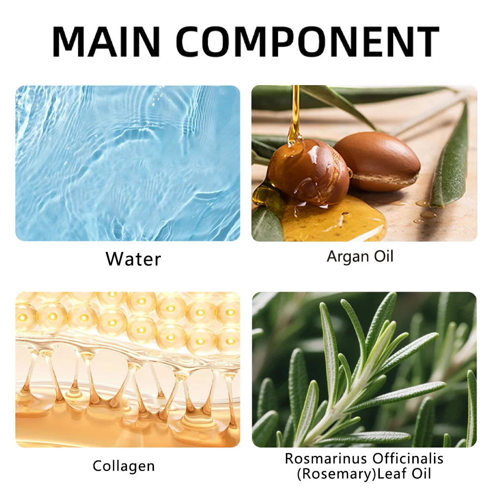 Moroccan nut oil spray, lasting, hair care, smooth bottle design, suitable for all hair types