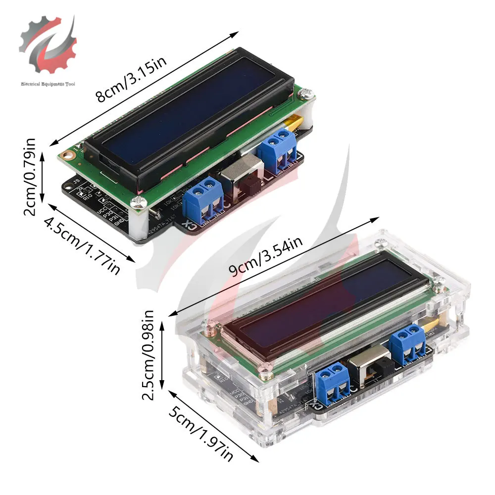 High Precision Inductance Meter LCD Digital Capacitor Meter LCD Capacitance Meter Tester with USB Data Cable 3