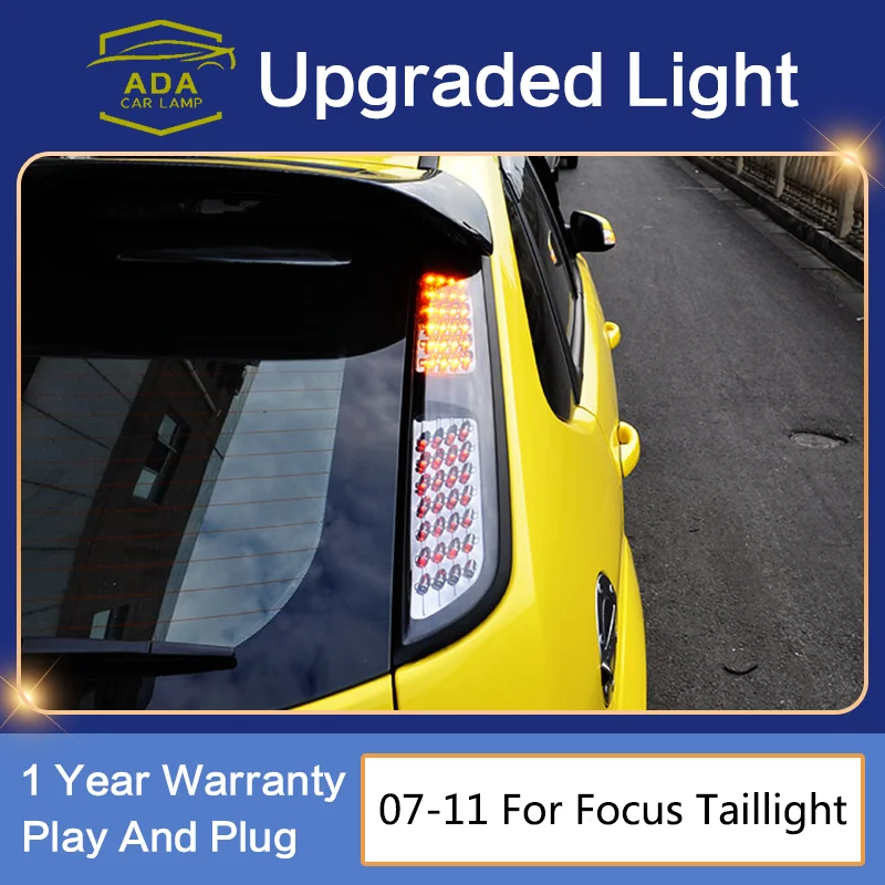 

For Ford Focus Hatchback Full LED Tail Lamp 2005 2006 2007 2008 2009 2010 2011 Year Taillight Rear Lamp With Turning Signal