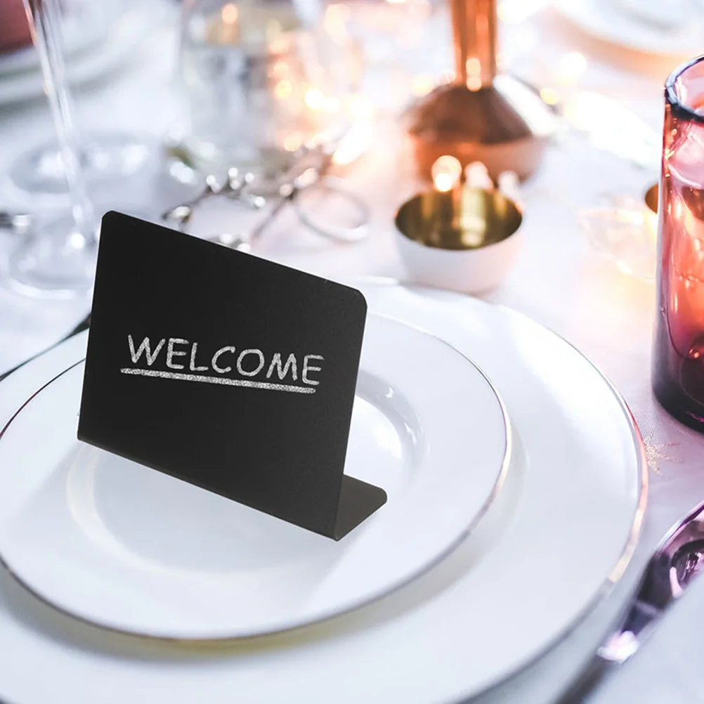 

12 Pcs Mini Desktop Sign Multifunctional Blackboards Decorate Writing Chalkboards