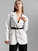 1pc nouvelle ceinture pour femmes mode tendance alliage aiguille boucle forme simple en cuir PU ceinture décorative étudiants quotidien tenue décontracté 5
