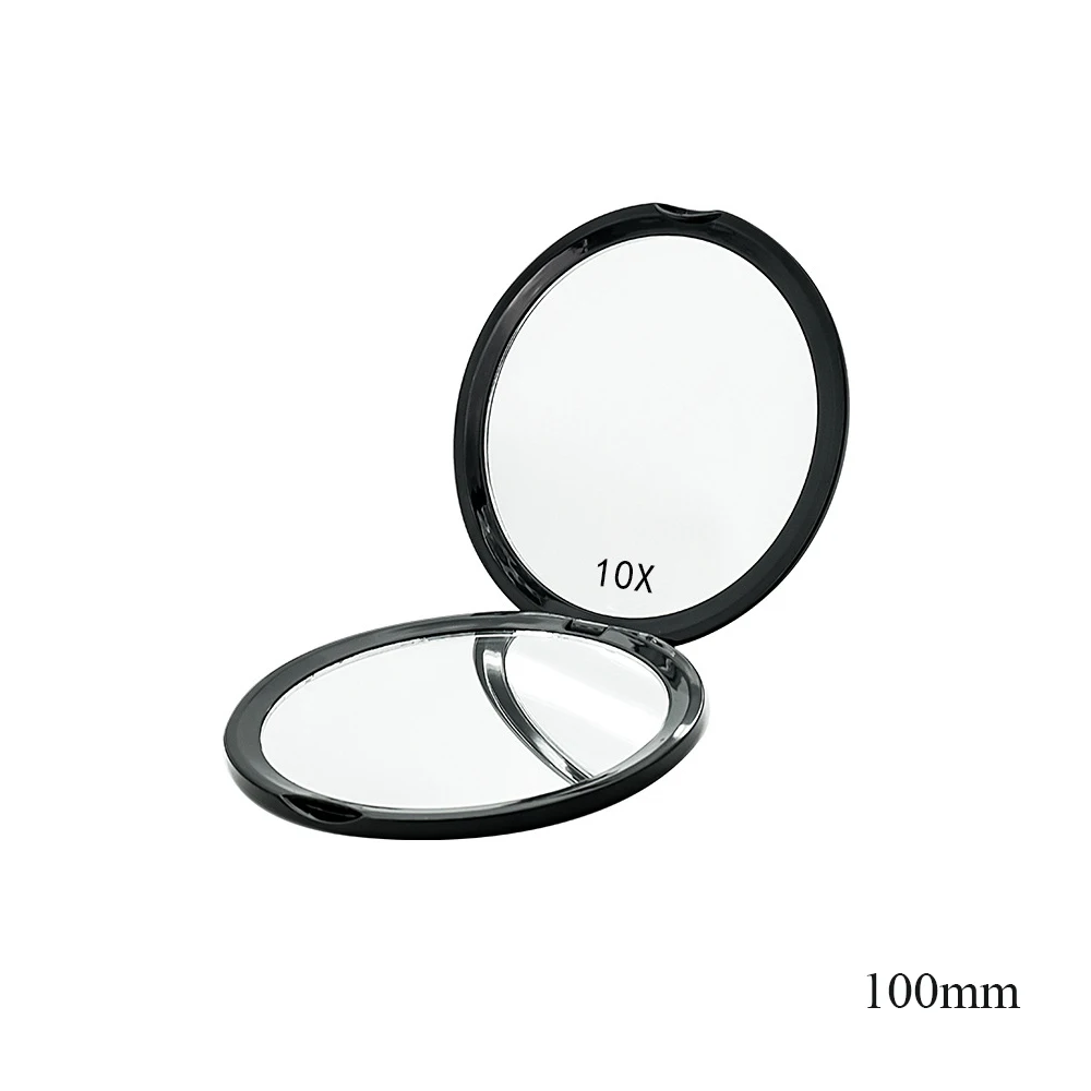 Scrox 1x Mini Espejo de Bolsillo portátil Espejo Ultraligero Espejo de Maquillaje 9.8x6.8cm 