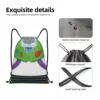 Custom Toy Story Buzz Lightyear Ranger Suit Drawstring Bags for Training Yoga Backpacks Men Women Sports Gym Sackpack 3