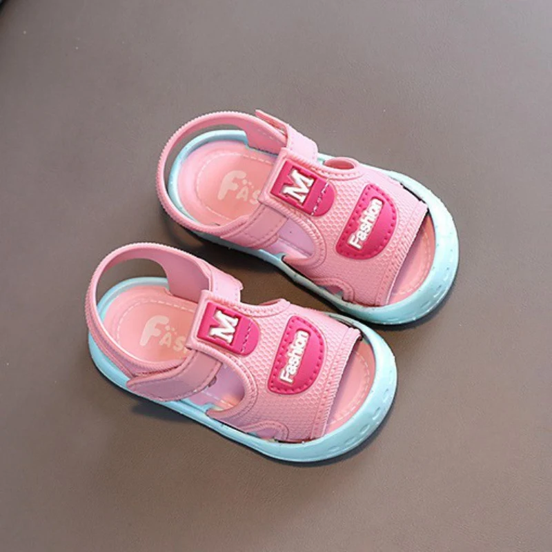 Summer Fashion Baby Kids Sandals Newborn Boys Girls Toddler Soft Sole Non-slip Cute Princess Shoes Kids Casual Beach Sandals 1