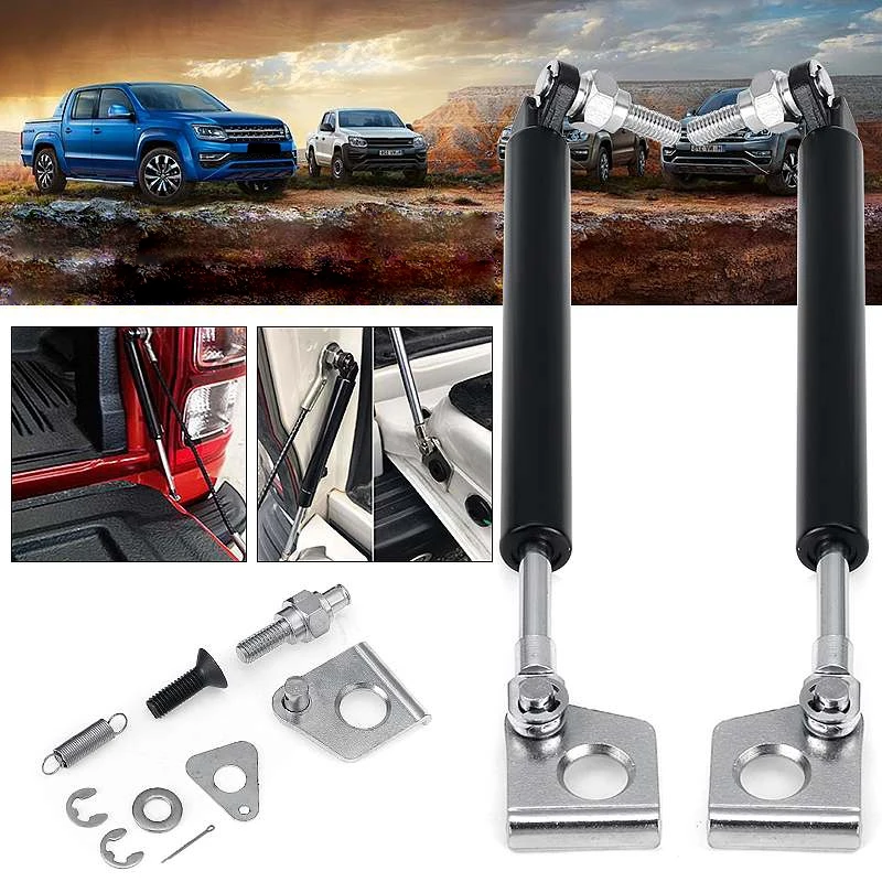 Car Stainless Rear Tailgate Slow Down Gas Shock Lift Support Struts Damper for Amarok 2011-