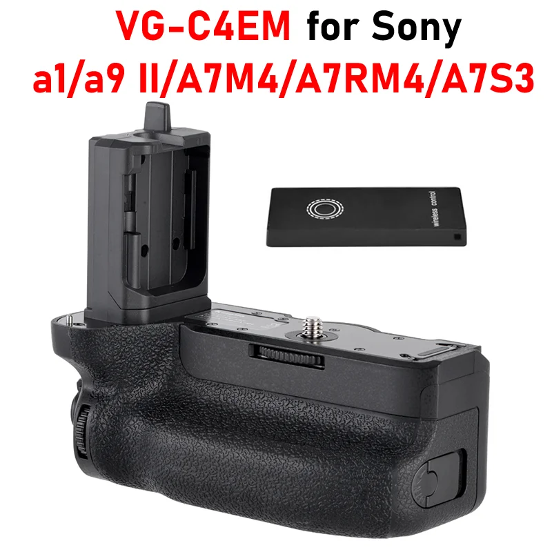 

VG-C4EM Battery Grip with Wireless Remote Control VG-C4EM Battery Grip for Sony A1 A9 II A7M4 A7RM4 A7S3 A7SIII Battery Grip