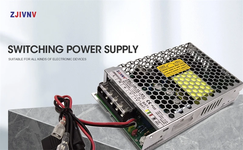 Description Picture 2 of item150W UPS Uninterruptible Switching Power Supply Battery Charging Terminal with Fuse PSC-150-12 PSC-150-24